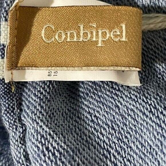 Conbipel Blue Fringe Scarf - Picture 10 of 15